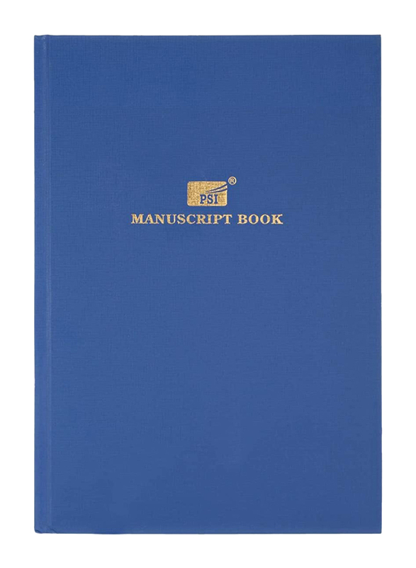 PSI Register/Manuscript Book, 100 Pages, Foolscap Size, Blue