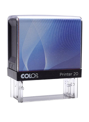 Colop Printer 20 Posted Self Inking Rubber Mini Stamp, Red Ink