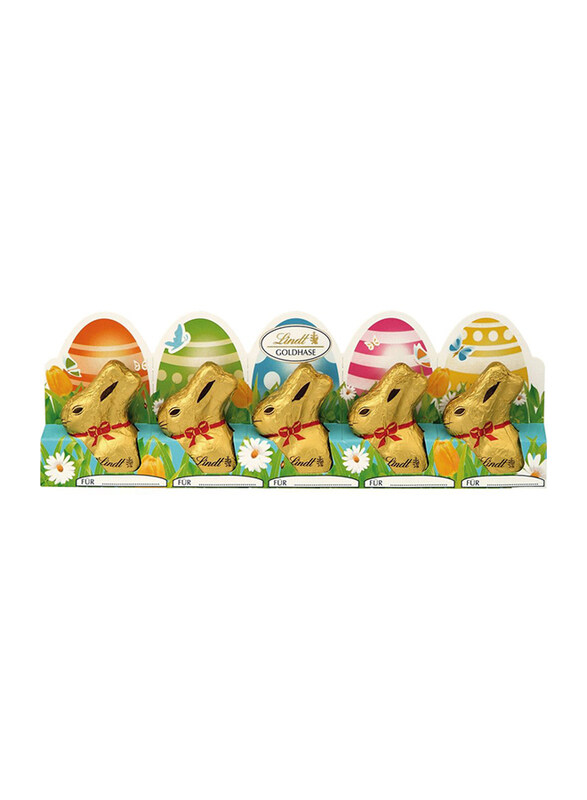 

Lindt Mini Milk Chocolate Bunnies, 5 x 10g