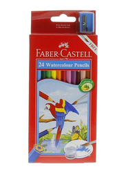 فابر كاستل مجموعة أقلام تلوين مائية، 24 قطعة، متعدد الألوان