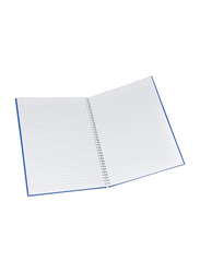 FIS 8mm Single Ruled with Spiral Binding Manuscript Notebook Set, 96 Sheets x 5 Pieces, A4 Size