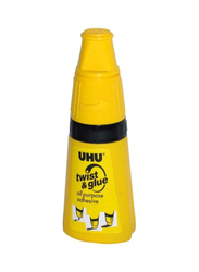 UHU Twist and Glue All Purpose Adhesive, 90ml, Yellow/Black