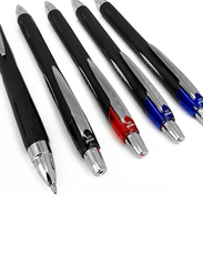 يونيبول قلم كرة دوارة قابل للسحب جتستريم 5 قطع، 1.0 مم، SXN-210، متعدد الألوان