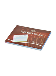 FIS Receipt Book (English), 12.2 x 17cm, 50-Sets, FSCL6EN, Brown