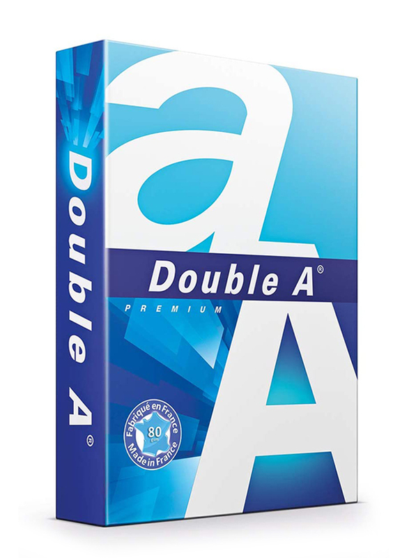 Double A Premium Printer Paper, 500 Sheets, 80 GSM, A4 Size