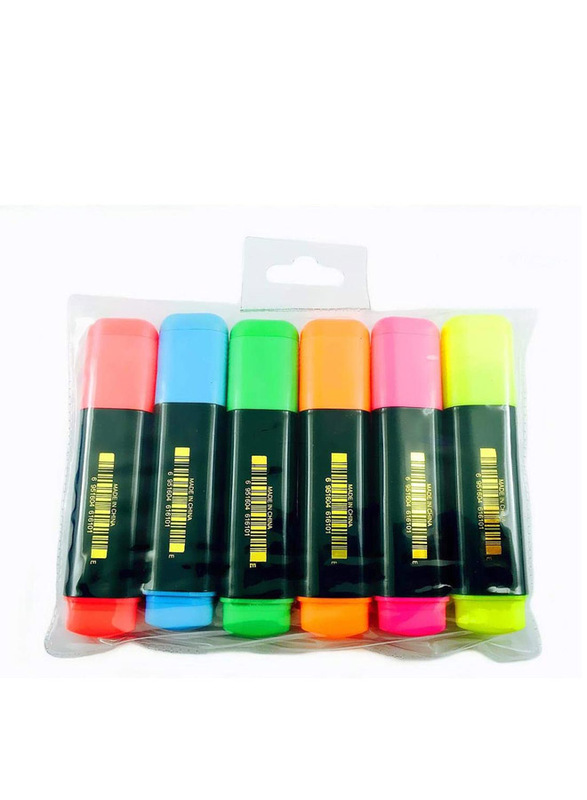 Flamingo Highlighter, 6-Piece, Multicolour