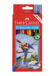 Faber-Castell Water Colour Pencil Set, 12-Piece, Multicolour