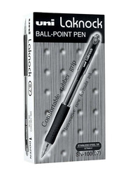 Uniball 12-Piece Retractable Ball Point Pen Set, SN(100)-07, Black