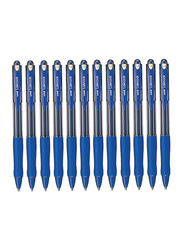 Uniball 12-Piece Laknock Extra Wide Ballpoint Pen Set, 1.4mm, Sn100/14 B, Blue