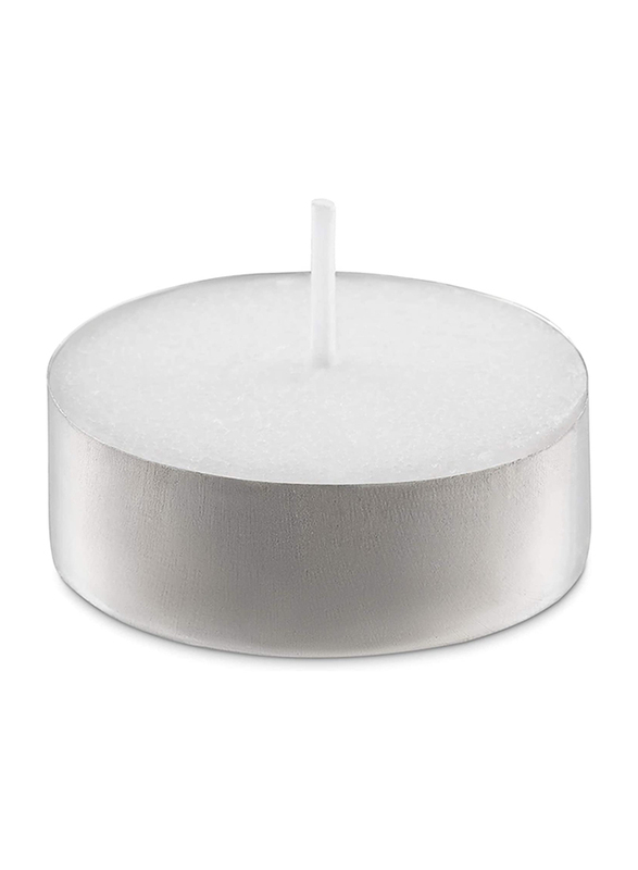 Zuvo Tea Light Candle Set, 50-Piece, White 