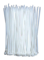 Kaximon Nylon Cable Ties, 250mm, 100-Piece, White