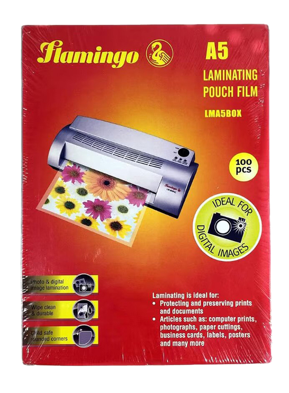 A5 Laminating Pouch Film, Clear