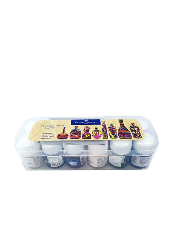 

Faber-Castell Classic Fabric Colours, 12 Pieces, Multicolour