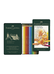 Faber-Castell Polychromos Colour Pencil Set, 12 Piece, Multicolour