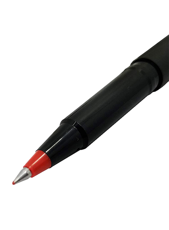 Uniball 12-Piece Micro Liquid Ink Rollerball, 0.3mm Line, UB-120, Red