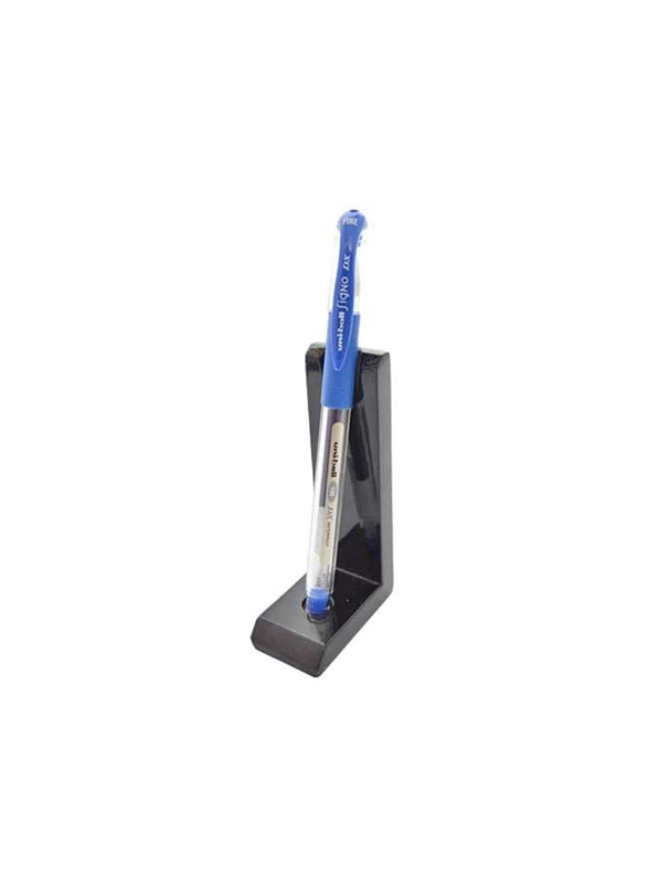 يوني بول مجموعة أقلام جل مضاد للماء 12 قطعة سيجنو دي إكس، 0.7 ملم، UM-151، أزرق