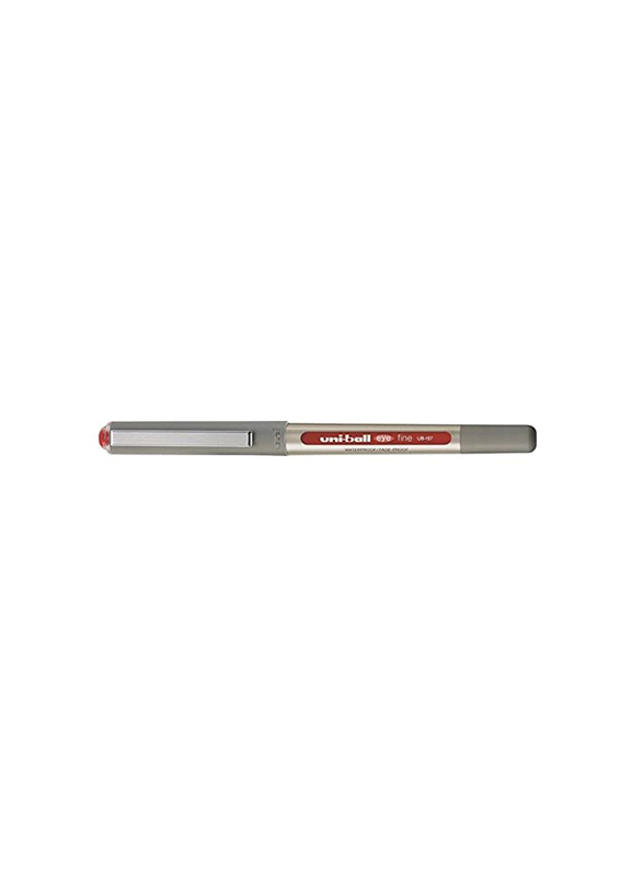 يوني بول مجموعة أقلام آي فاين رولر، 0.7 مم، Ub157، أحمر
