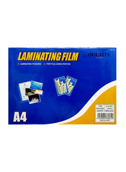 Fellowes A4 Glossy Laminating Pouches, 125 Micron, 100 sheets, Transparent