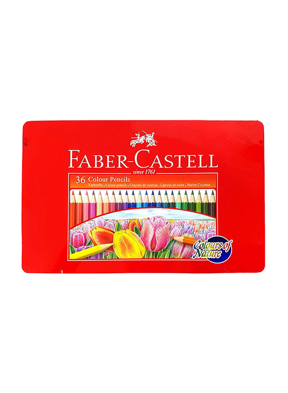 Faber-Castell Colours of Nature Colour Pencils Set, 36-Piece, Multicolour