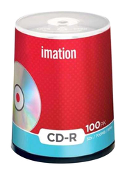 Imation 52x / 700 MB / 80 Min CD-R, 100 Pieces, Red/Blue