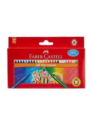 Faber-Castell Wax Crayon Set, 24-Piece, Multicolour
