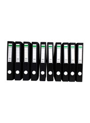 Alba Rado Box File Folder Set, A4 size, 10-Piece, Black