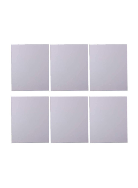 Supvox Stretched Blank Canvas for Painting Drawing, 30 x 40cm, 6 Pieces, White