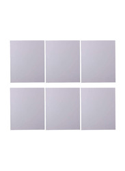 Supvox Stretched Blank Canvas for Painting Drawing, 30 x 40cm, 6 Pieces, White