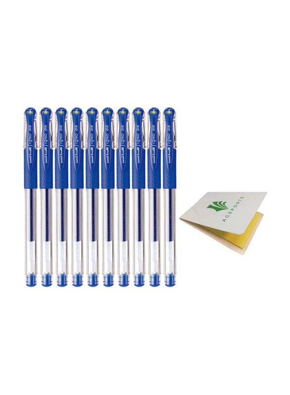 يوني بول Pro-UM151 قلم جل سيجنو 0.38 مم، أزرق