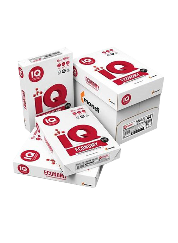 Mondi IQ Economy Maestro Special White Photo Copy Paper, 5 x 500 Sheets, 80 GSM, A4 Size