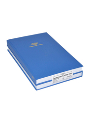 FIS Manuscript Books 8 mm Single Ruled, 6 Quire, 2 x 288 Sheets, FSMNFS6Q, Blue