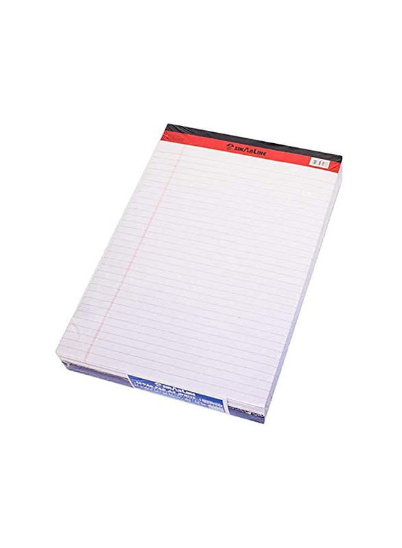 Sinarline Writing Pad, 10 x 40 Sheets, A4 Size, White