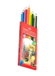 Faber-Castell Classic Colour Pencils With Sharpener, 1 Piece, Multicolour