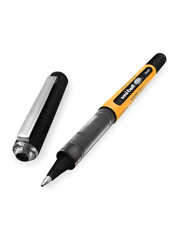 Uniball Eye Broad Liquid Ink Rollerball Pen Set, 1.0mm, Black/Gold