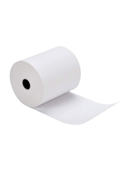 بي او اس رول ورق فواتير حراري، 80 × 80 مم، 50 قطعة، أبيض