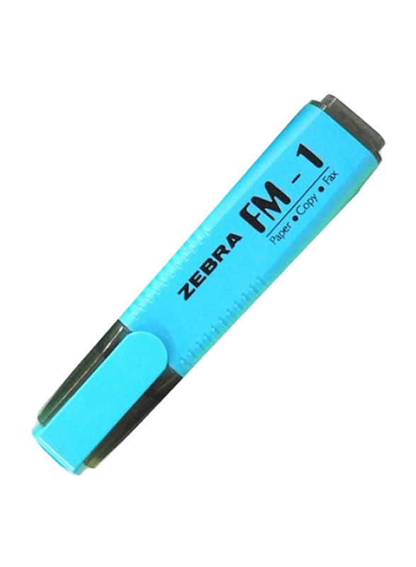 Zebra FM-1 Highlighting Pen Set, 12-Piece, Blue