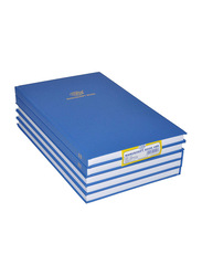 FIS Single Ruled Manuscript Notebooks, 8mm, F/S 210 x 330 mm, 5 x 192 Sheets, A4 Size, Blue