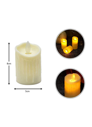 Yatai LED Tea Lights Candles, Small, 2 Pieces, White