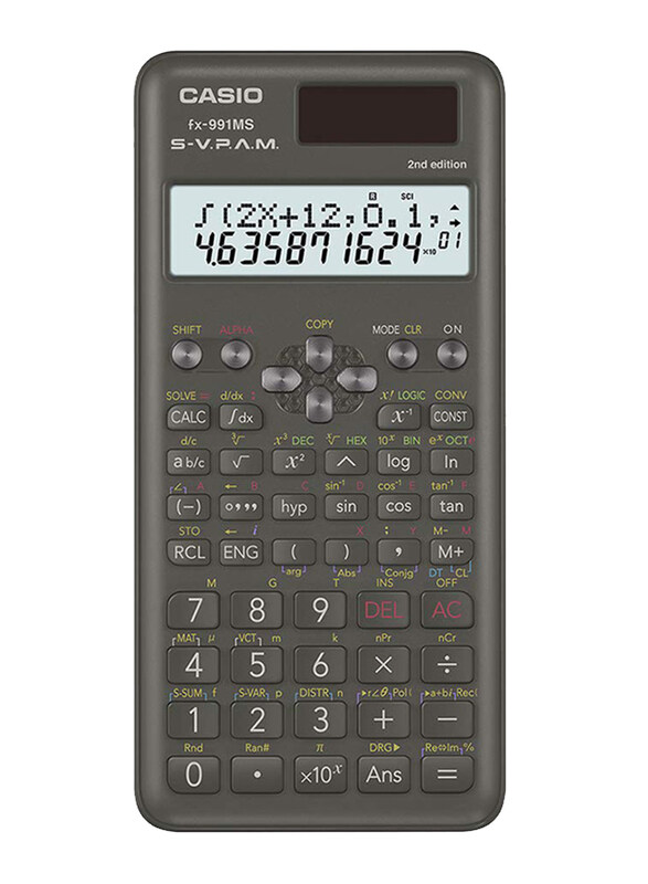 

Casio FX-991MS-2nd Edition Scientific Calculator, Black