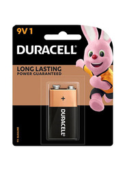 Duracell 9V Long Lasting Power Guaranteed Alkaline Battery, Black/Brown
