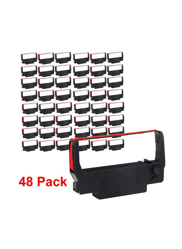 

HP MyCartridge ERC30 ERC 30 34 38 B/R Black/Red Compatible Ribbon Cartridge, 48 Piece