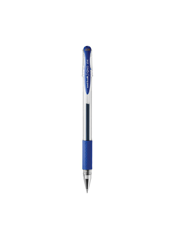 Uniball 12-Piece Signo DX Gel Pen Set, 0.38mm, Blue