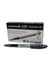 Uniball 12-Piece Air Medium Rollerball Pen Set, 0.7mm, Black