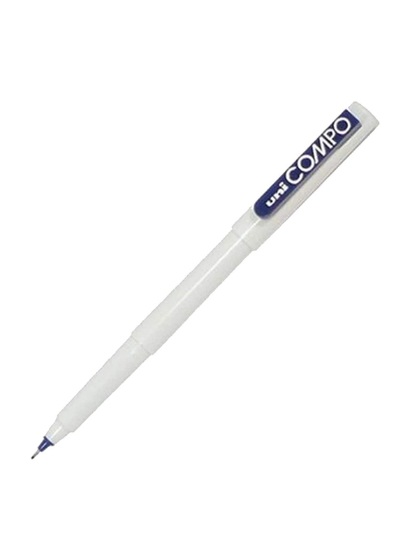 Uniball 12-Piece Compo Ultra Fine Pen Set, 0.3mm, Blue