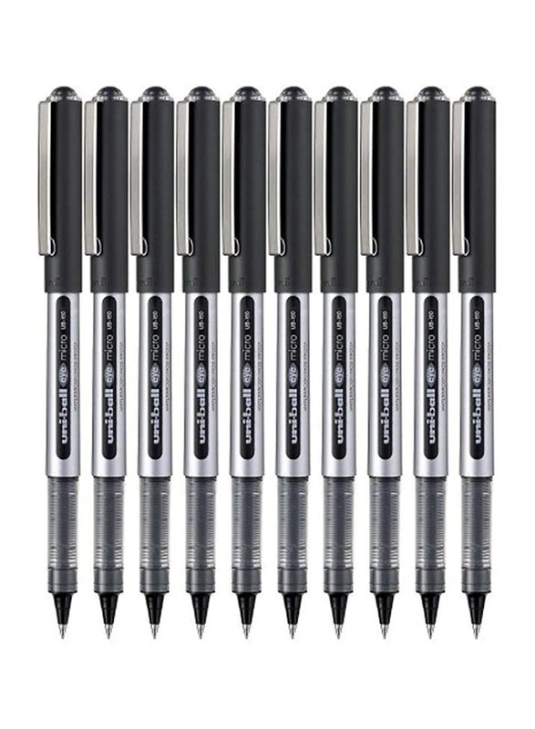 

Uniball 10-Piece Eye Micro Gel Ink Pen, 0.5mm, Ub-150, Black