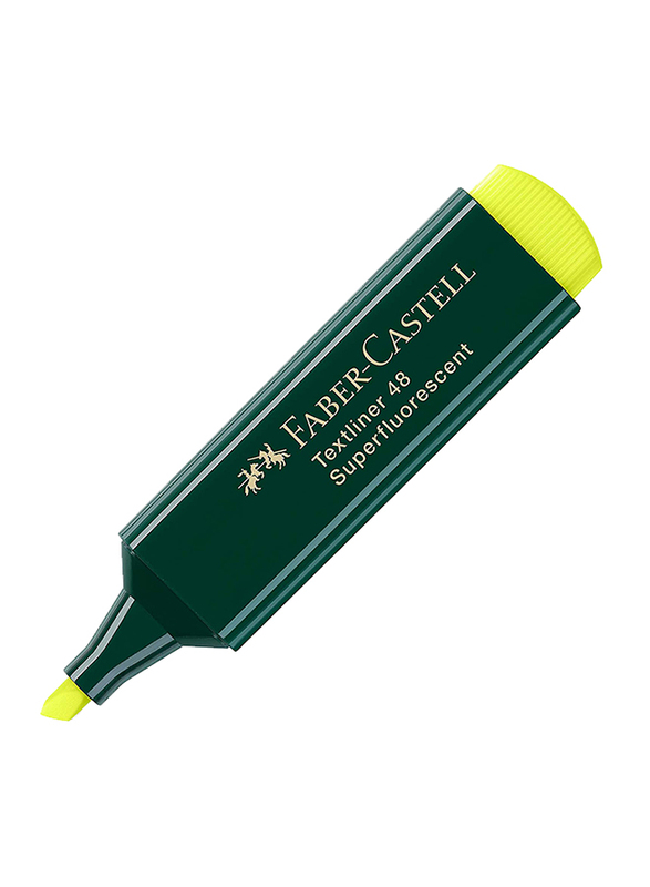 Faber-Castell 48-07 Textliner Highlighter, Yellow