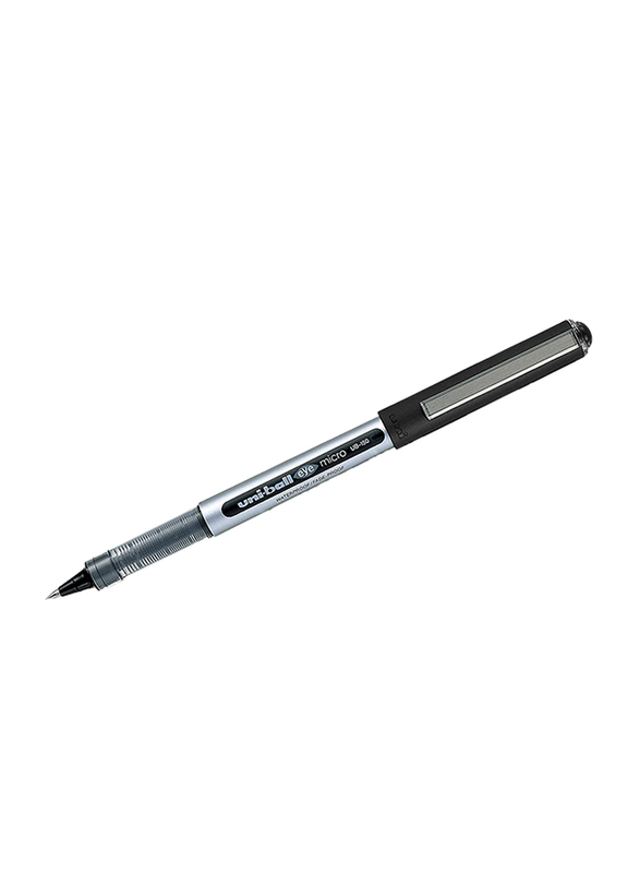 Uniball 10-Piece Eye Micro Gel Ink Rollerball Pen Set, 0. 5mm, Black