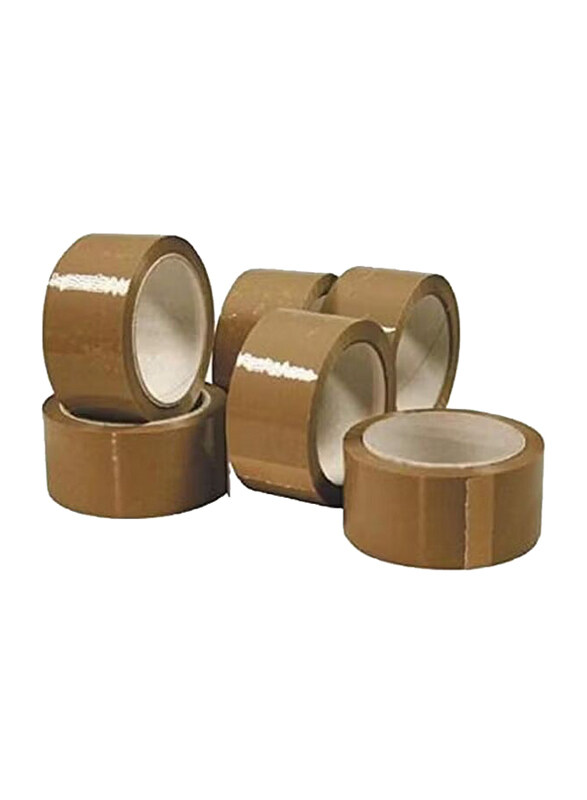 Packaging Tape, 12 Piece, Brown