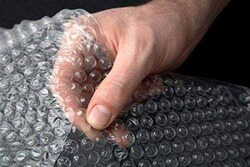 Waterproof Bubble Wrap for Sealing, 50 cm x 50 M, Clear