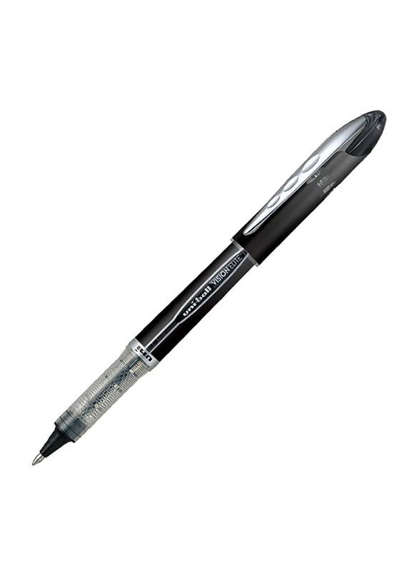 Uniball Vision Elite Rollerball Pen, 0.5mm, Black